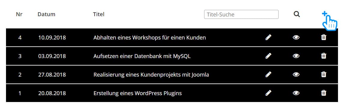 Neues Online-Berichtsheft erstellen